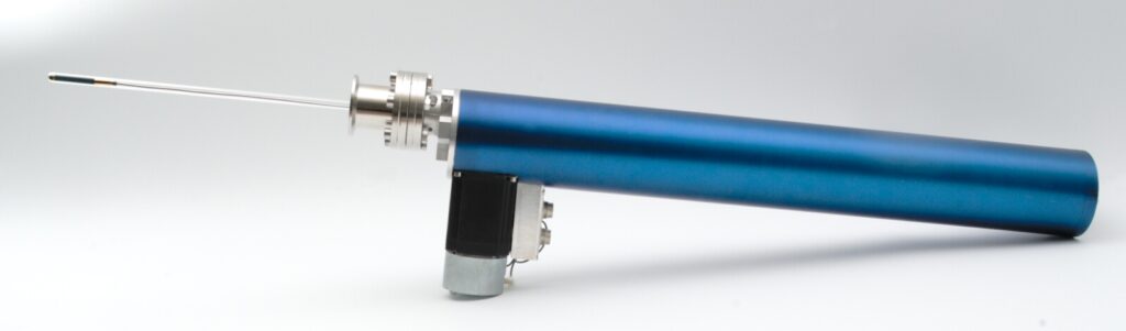 Vacuum compatible linear actuator side view